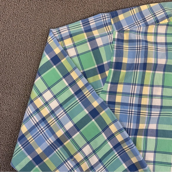 Southern Tide Shirt Large Button Up Plaid Long Sleeve Tailored Fit Preppy Men - Picture 2 of 15